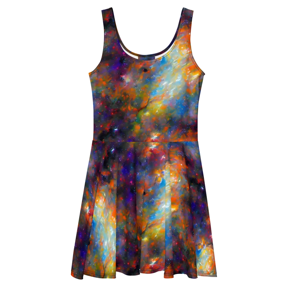 Ephemeral Fantasy on Skater Dress — Front