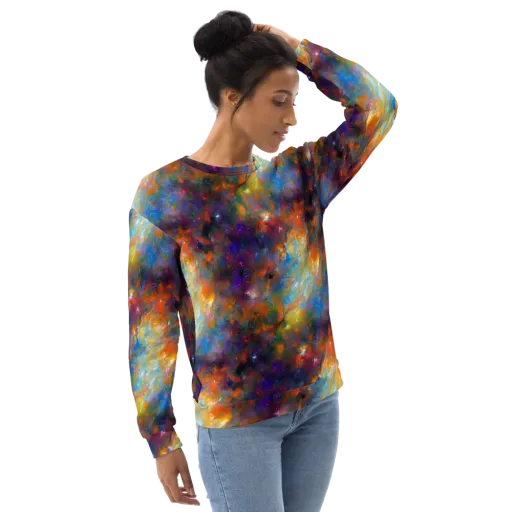 Ephemeral Fantasy on a Sweatshirt