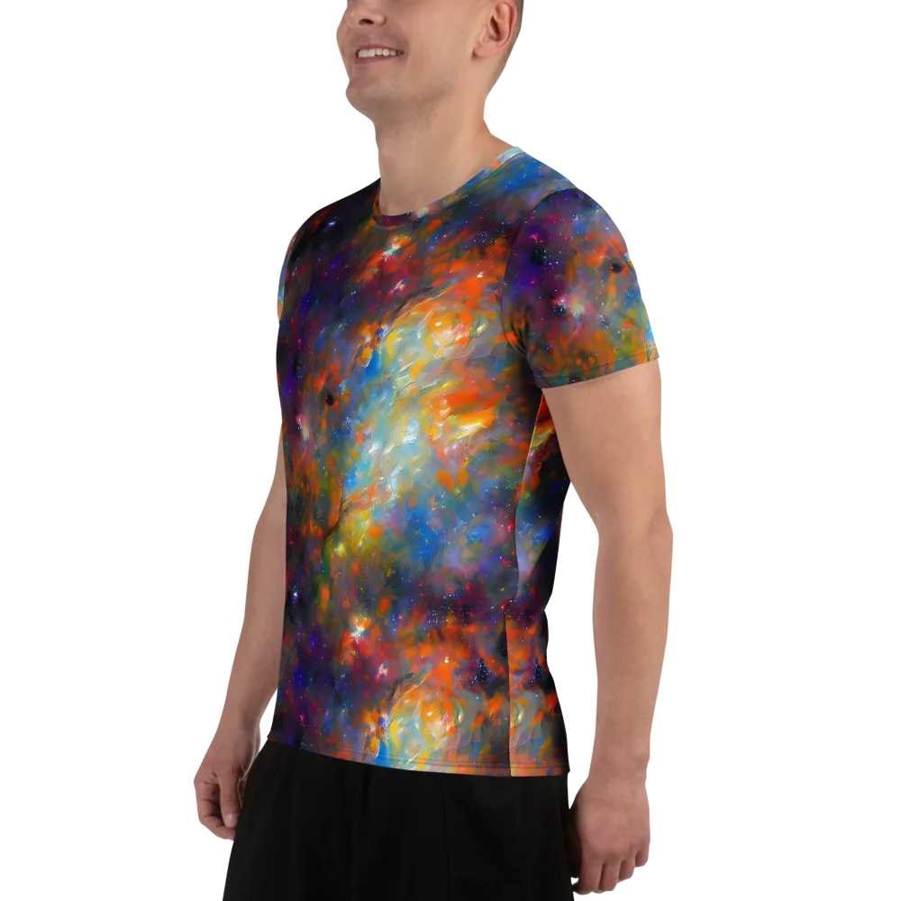 Ephemeral Fantasy on Men's Athletic T-Shirt — Left