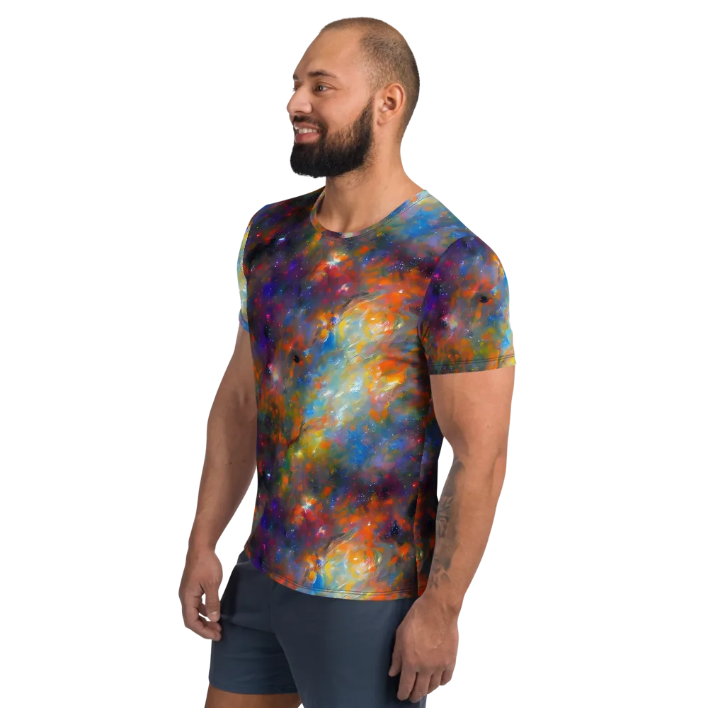 Ephemeral Fantasy on Men's Athletic T-Shirt — Left