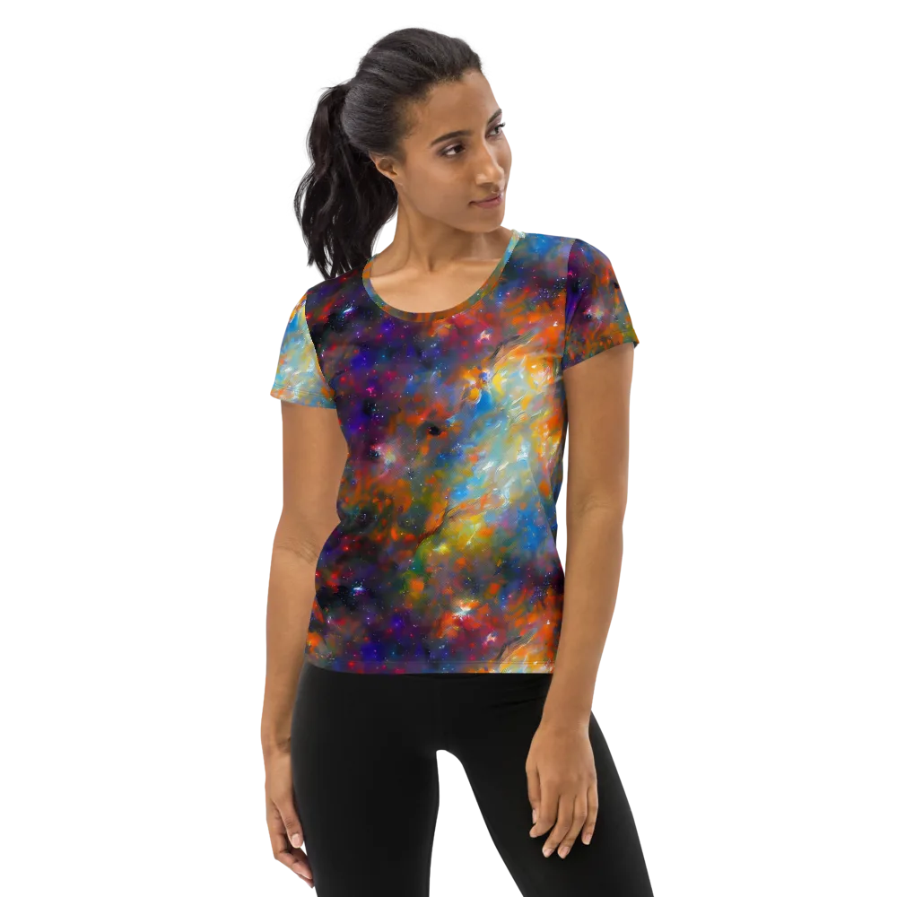 Ephemeral Fantasy on Women's Athletic T-Shirt — Front