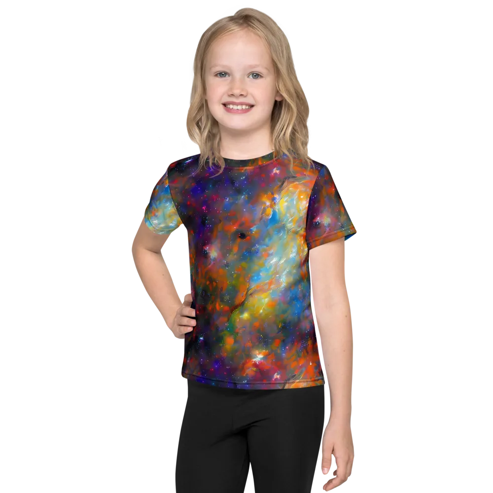 Ephemeral Fantasy on Kids Crew Neck T-Shirt — Front