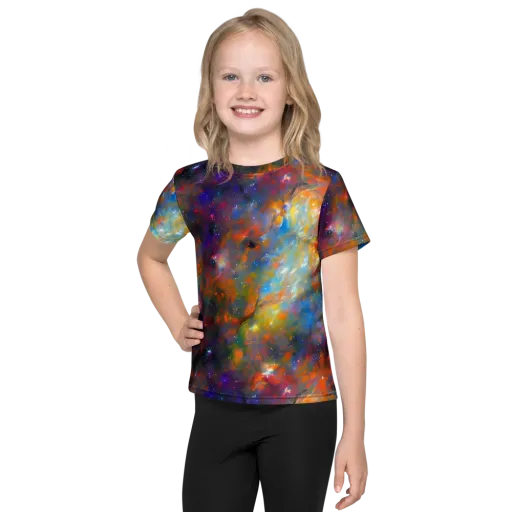 Ephemeral Fantasy on a Kids Crew Neck T-Shirt
