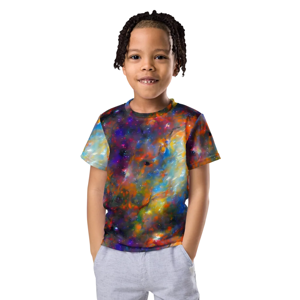 Ephemeral Fantasy on Kids Crew Neck T-Shirt — Front