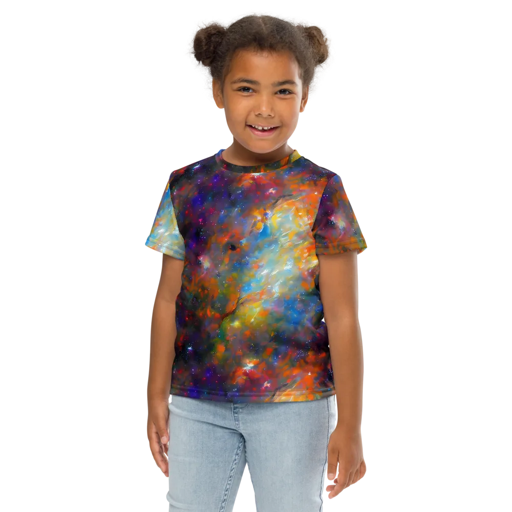 Ephemeral Fantasy on Kids Crew Neck T-Shirt — Front