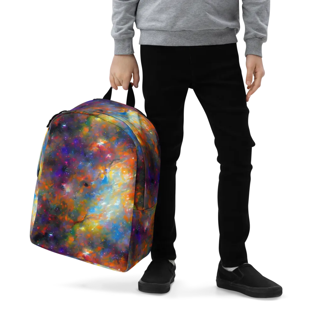 Ephemeral Fantasy on Minimalist Backpack — Zoomed-in