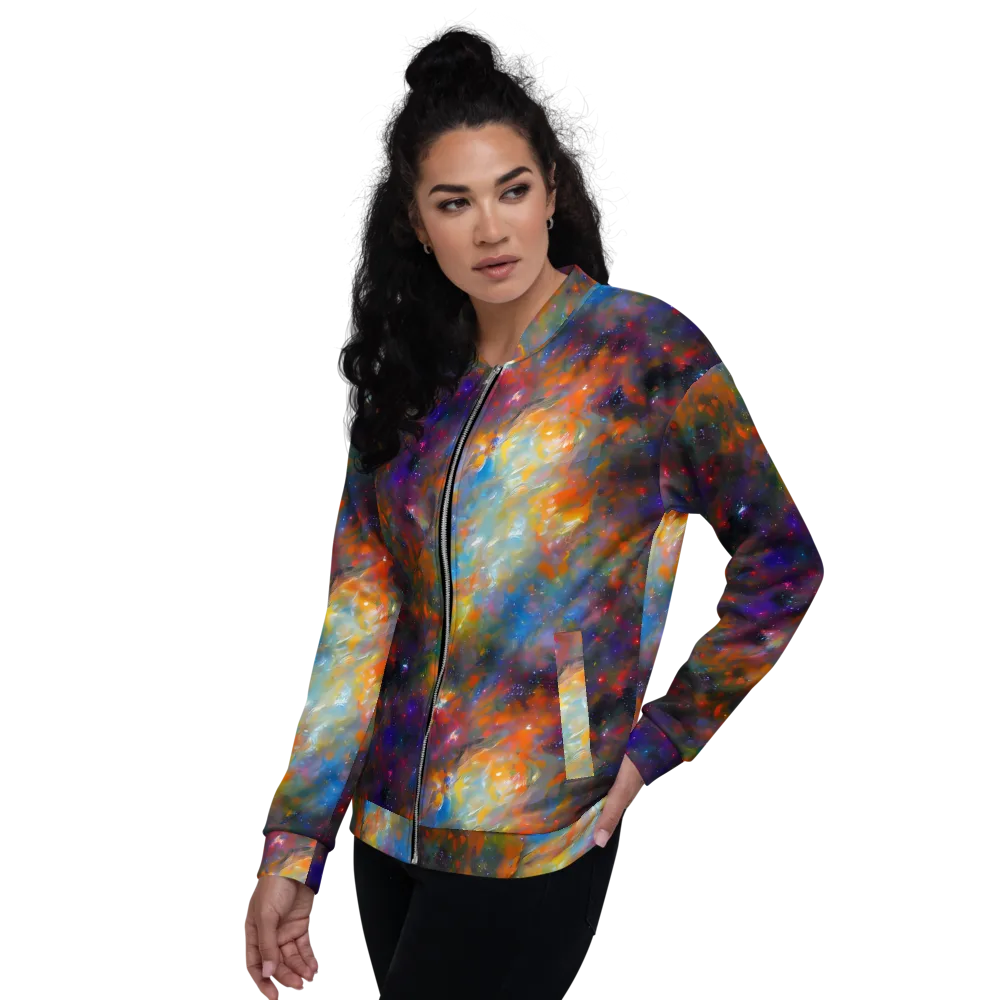 Ephemeral Fantasy on Bomber Jacket — Left