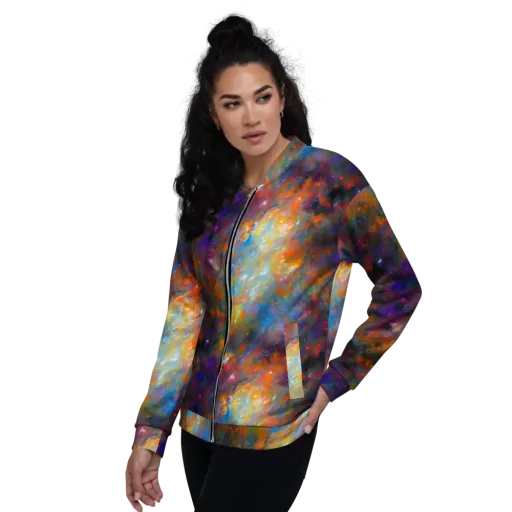Ephemeral Fantasy on a Bomber Jacket