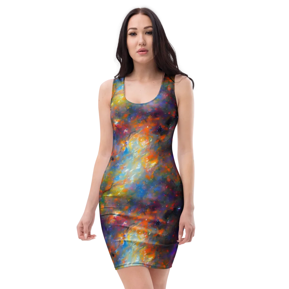 Ephemeral Fantasy on Bodycon Dress — Front