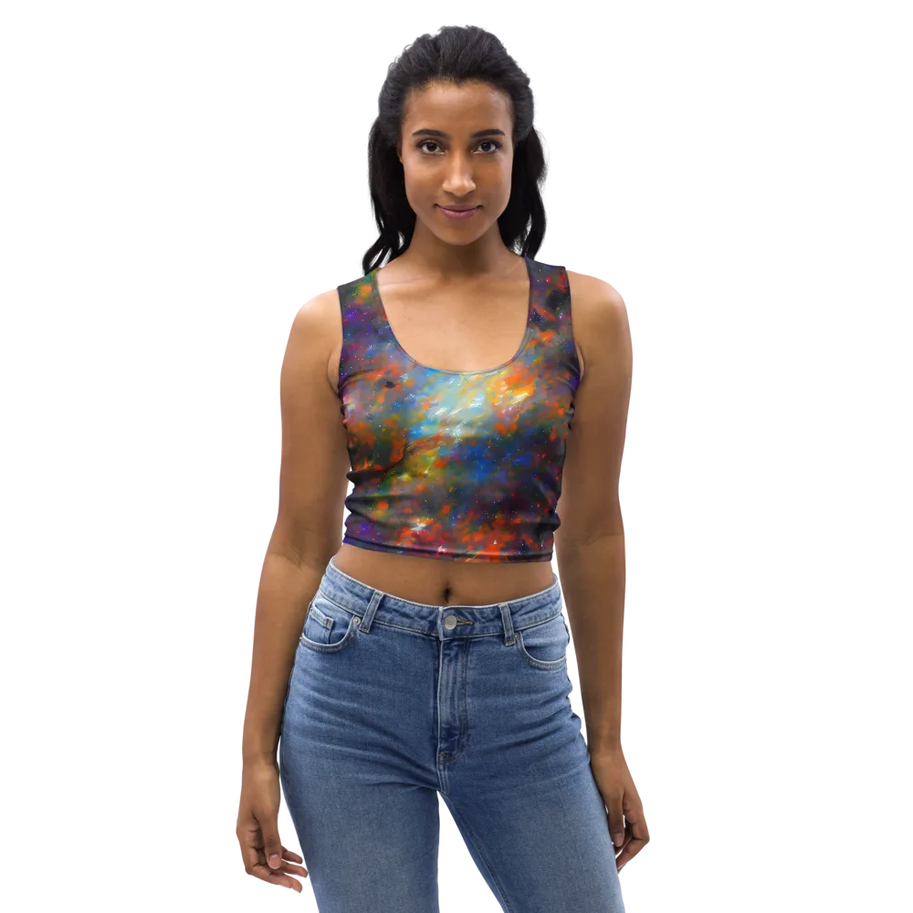 Ephemeral Fantasy on Crop Top — Front