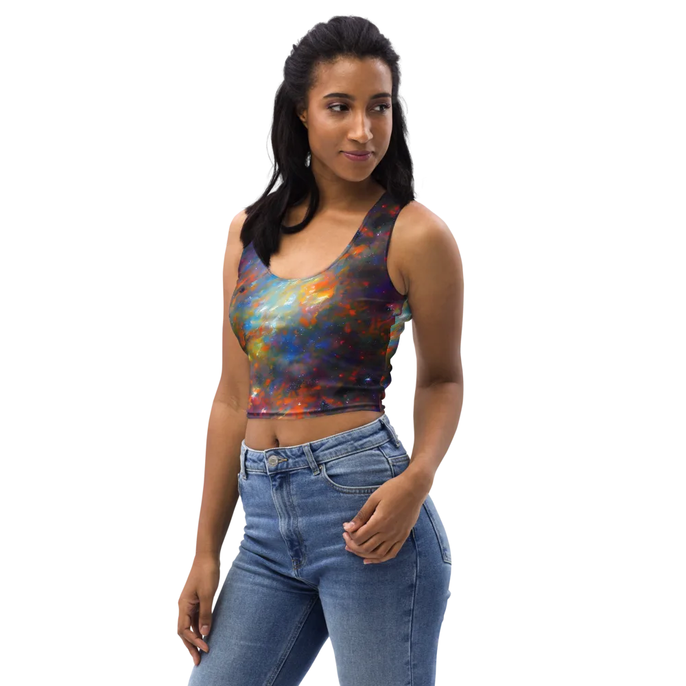 Ephemeral Fantasy on Crop Top — Left Front