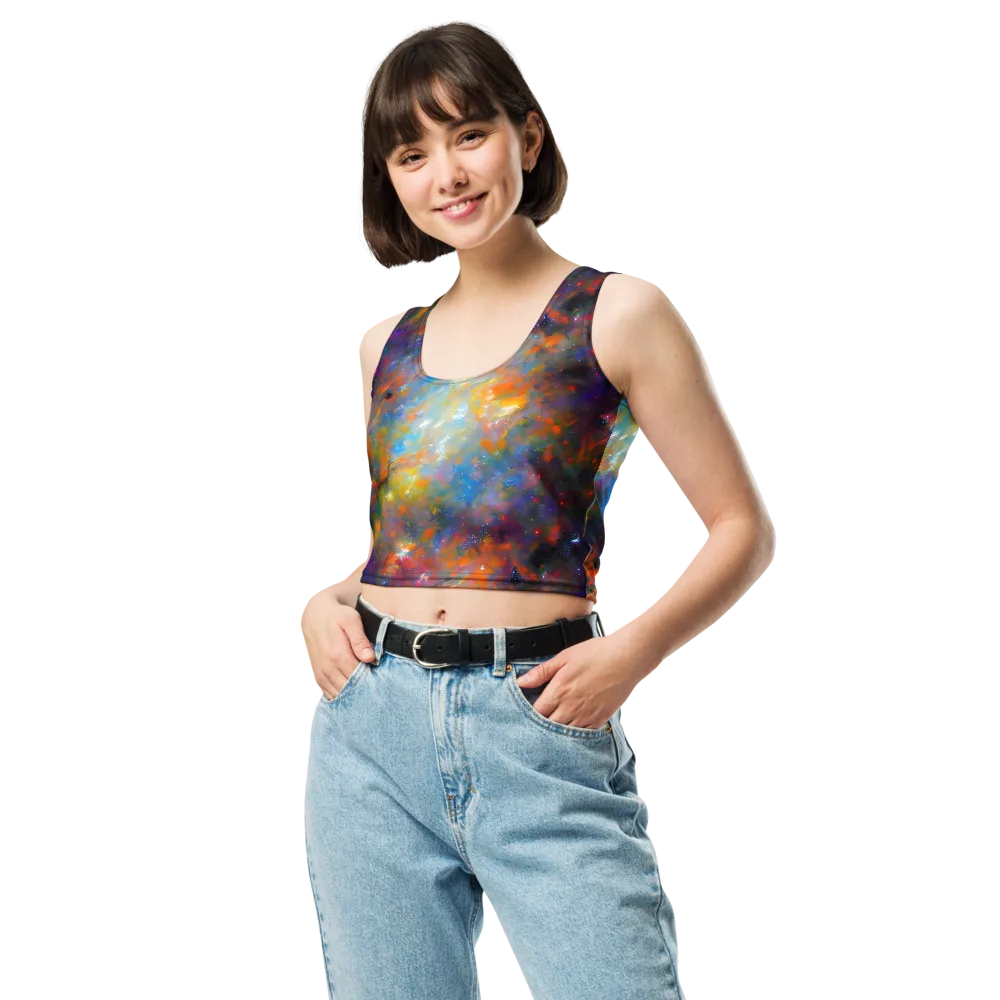 Ephemeral Fantasy on Crop Top — Front