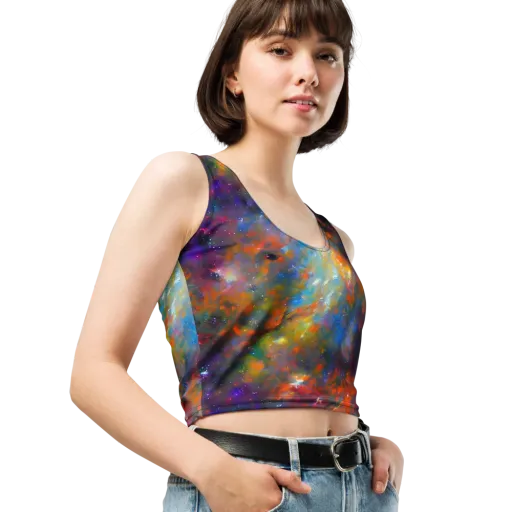 Ephemeral Fantasy on a Crop Top