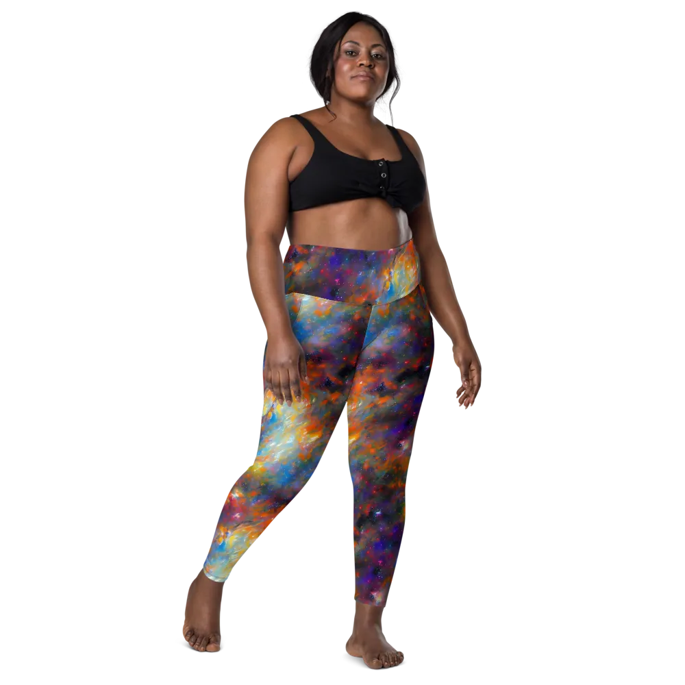 Ephemeral Fantasy on Leggings with Pockets — Front