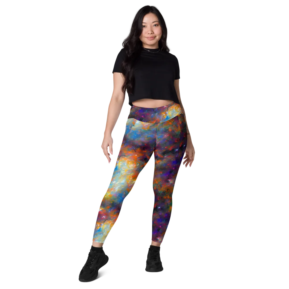 Ephemeral Fantasy on Leggings with Pockets — Front