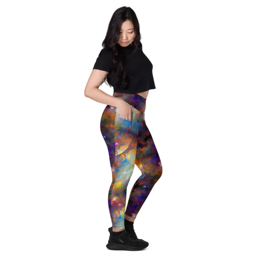 Ephemeral Fantasy on a Leggings with Pockets
