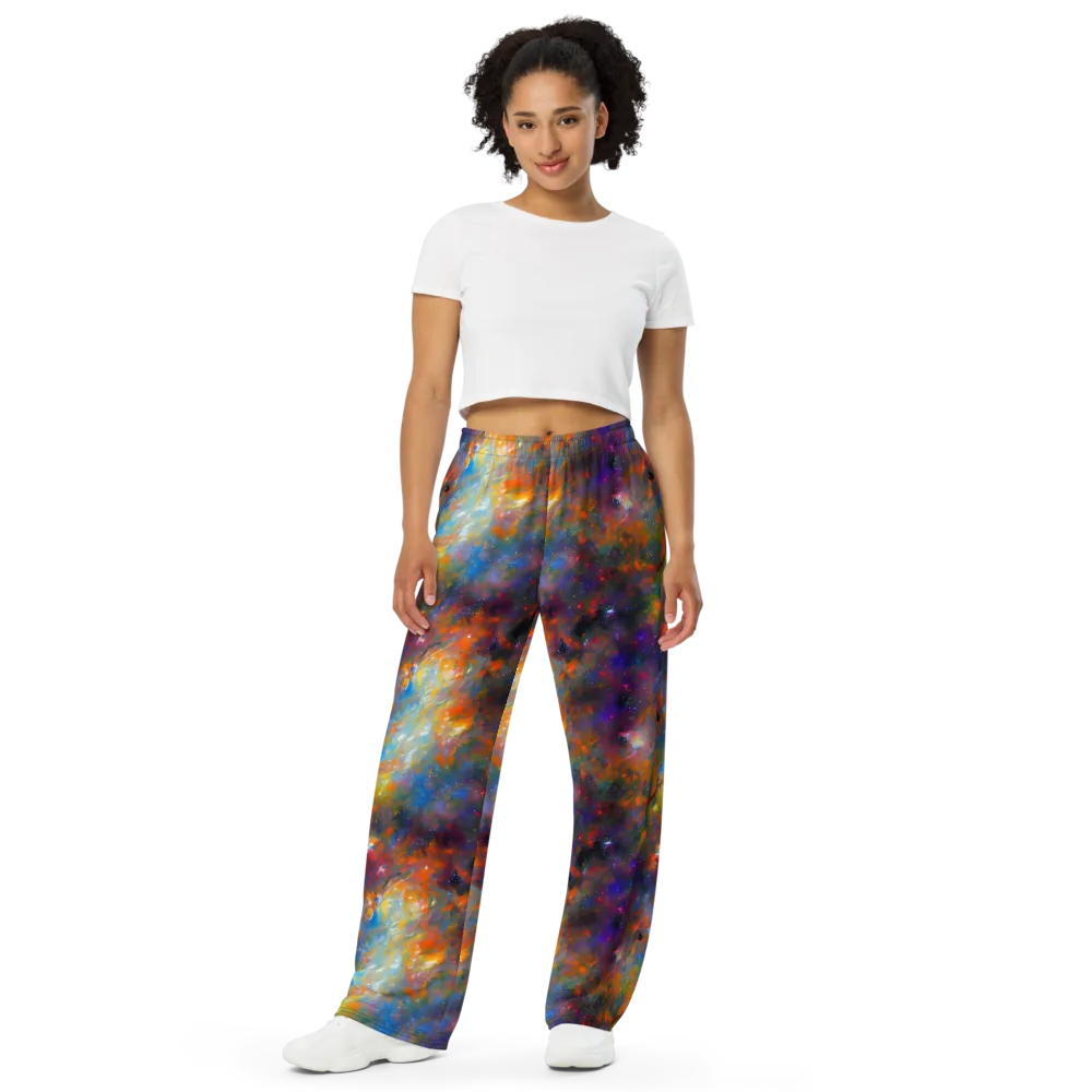 Ephemeral Fantasy on Wide-Leg Pants — Front