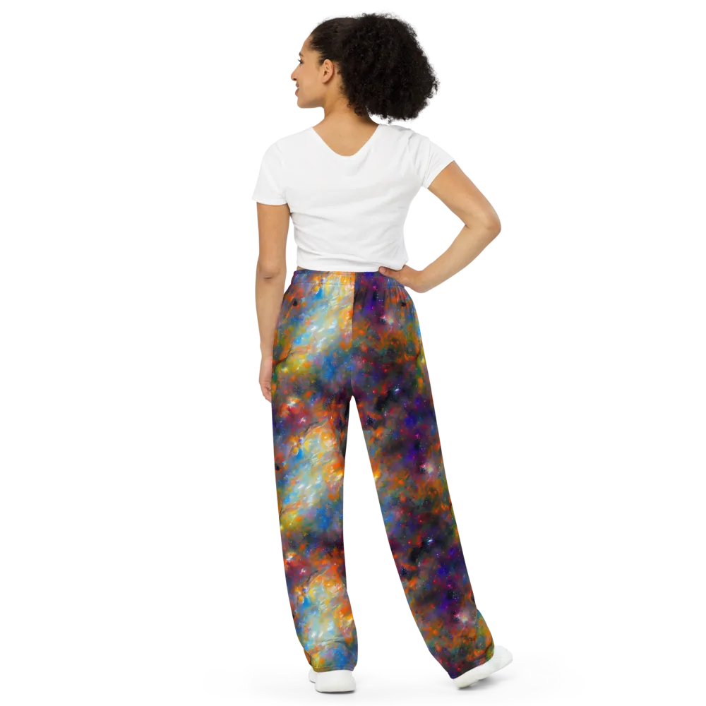 Ephemeral Fantasy on Wide-Leg Pants — Back