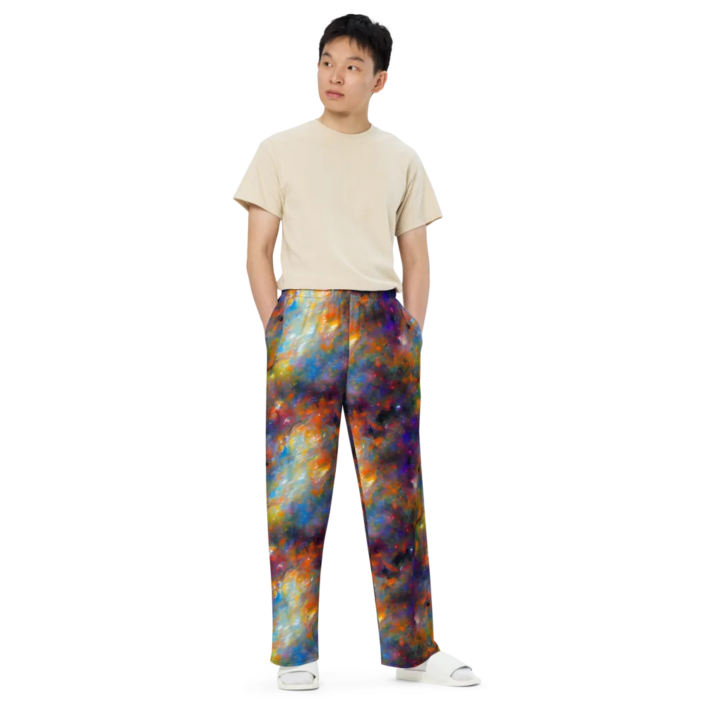 Ephemeral Fantasy on Wide-Leg Pants — Front