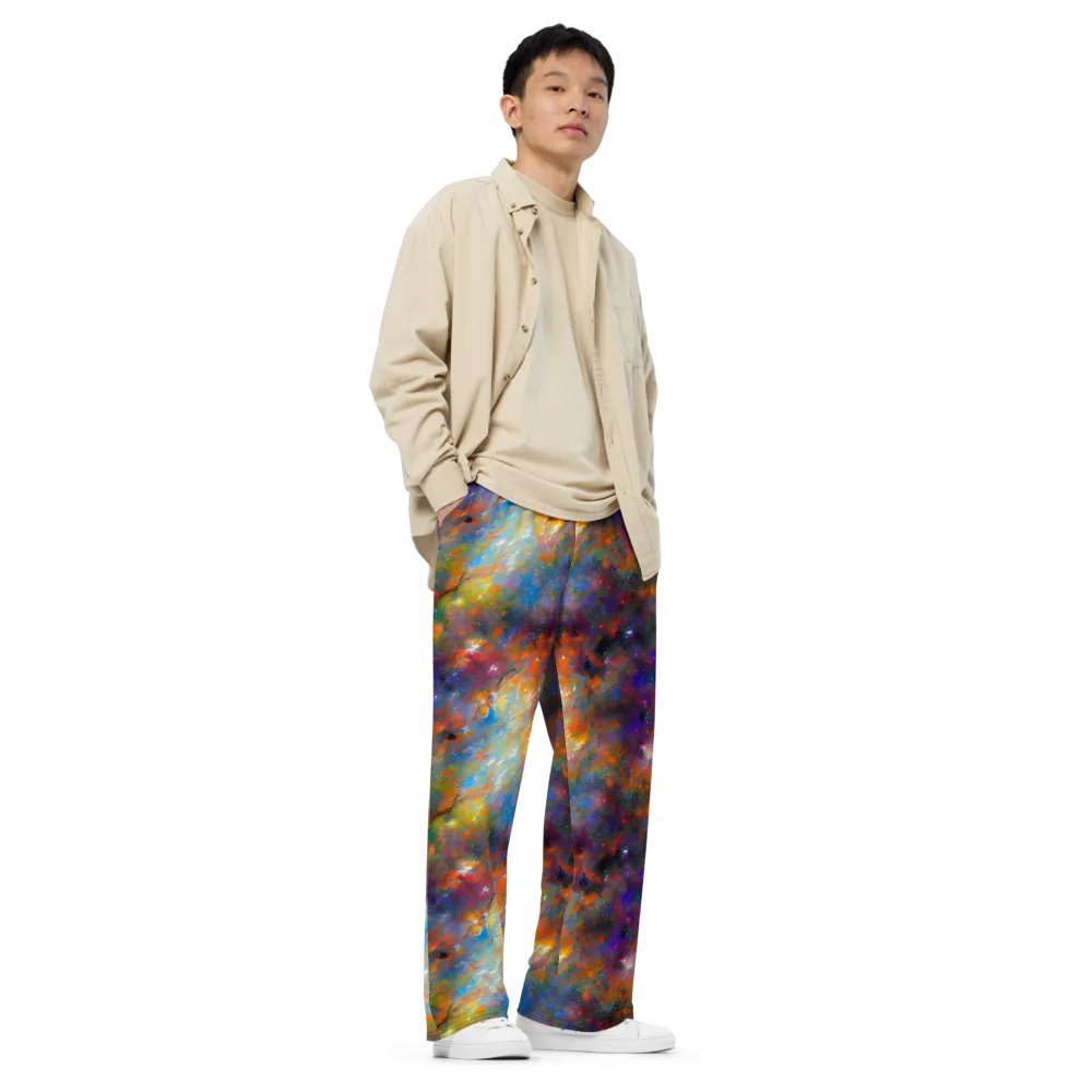 Ephemeral Fantasy on Wide-Leg Pants — Right Front