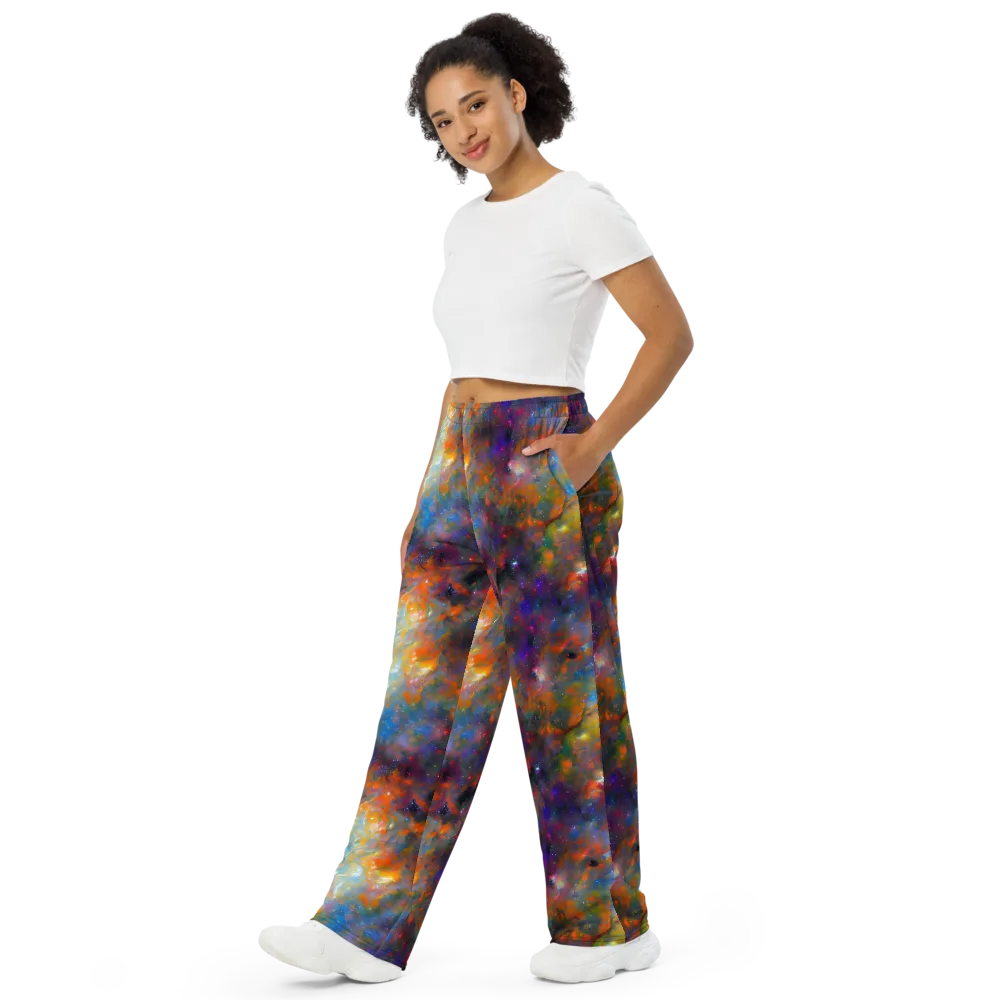 Ephemeral Fantasy on Wide-Leg Pants — Left Front