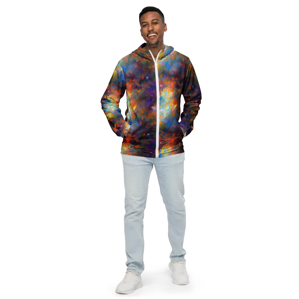 Ephemeral Fantasy on Men's Windbreaker — Front