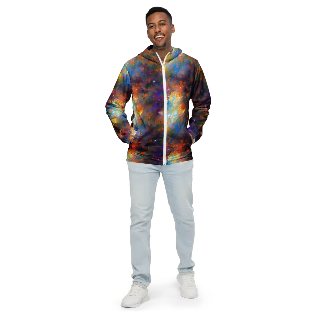 Ephemeral Fantasy on Men's Windbreaker — Front