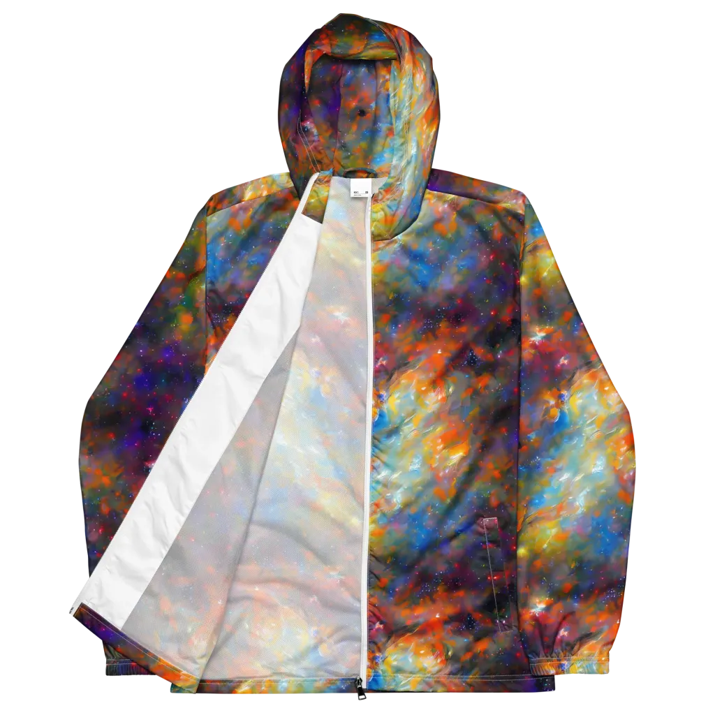 Ephemeral Fantasy on Men's Windbreaker — Front