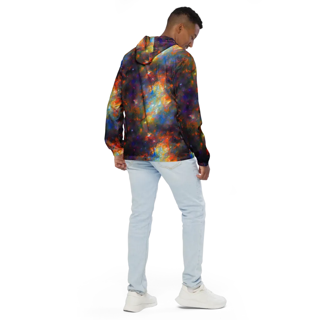 Ephemeral Fantasy on Men's Windbreaker — Back