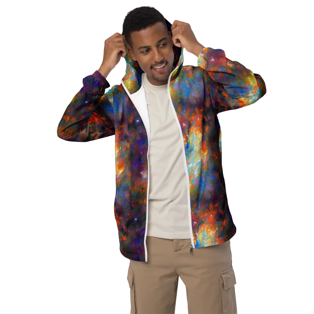 Ephemeral Fantasy on Men's Windbreaker — Front