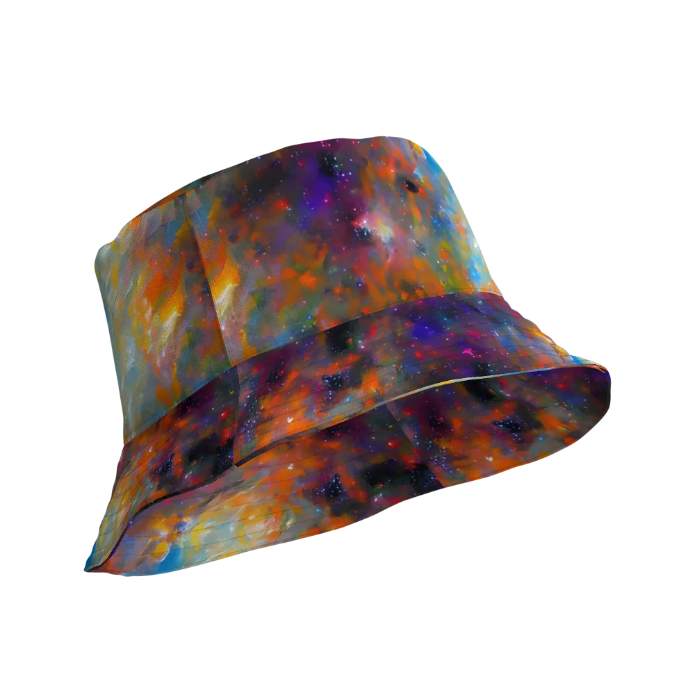Ephemeral Fantasy on Reversible Bucket Hat — Product details Outside