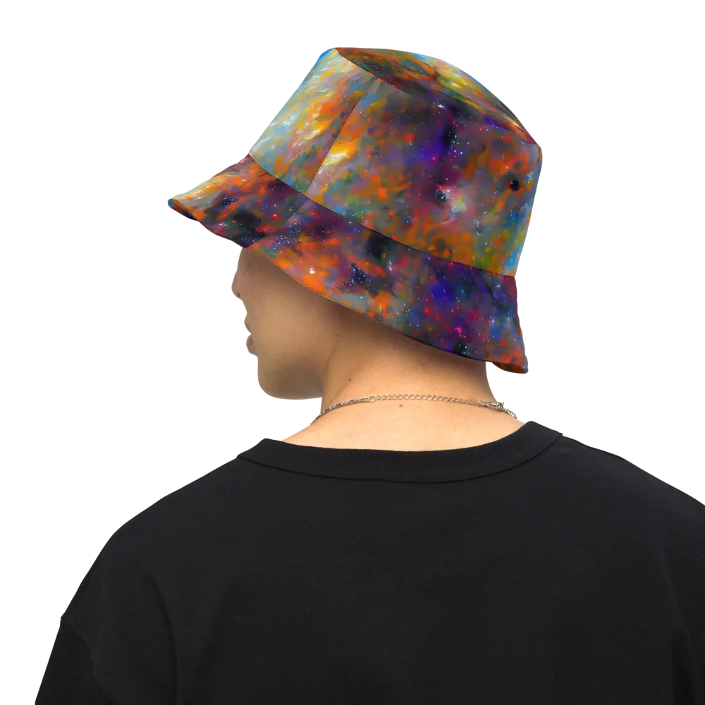 Ephemeral Fantasy on Reversible Bucket Hat — Back Inside