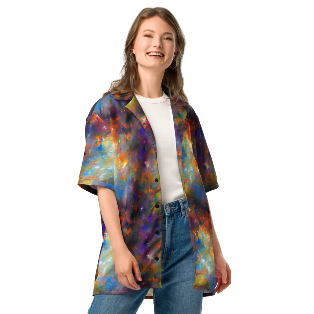Ephemeral Fantasy on Button Shirt — Front