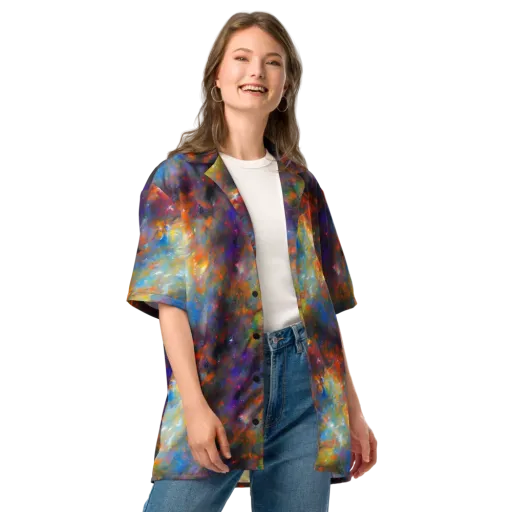 Ephemeral Fantasy on a Button Shirt