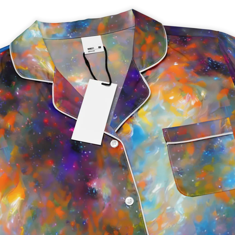 Ephemeral Fantasy on Women's Short Sleeve Pajama Top — Product details