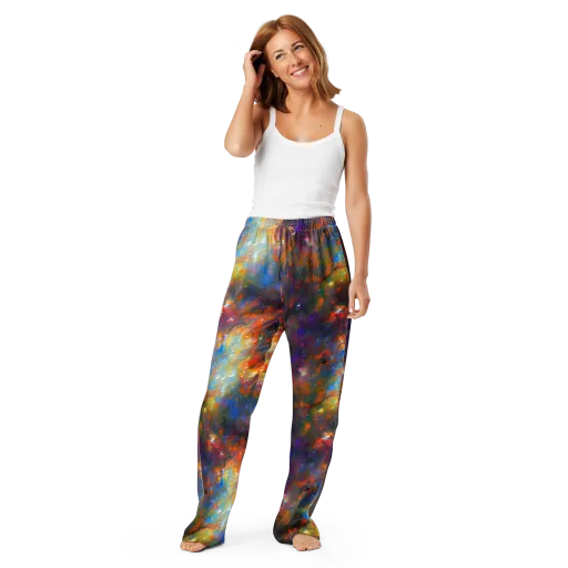 Ephemeral Fantasy on a Women's Pajama Pants