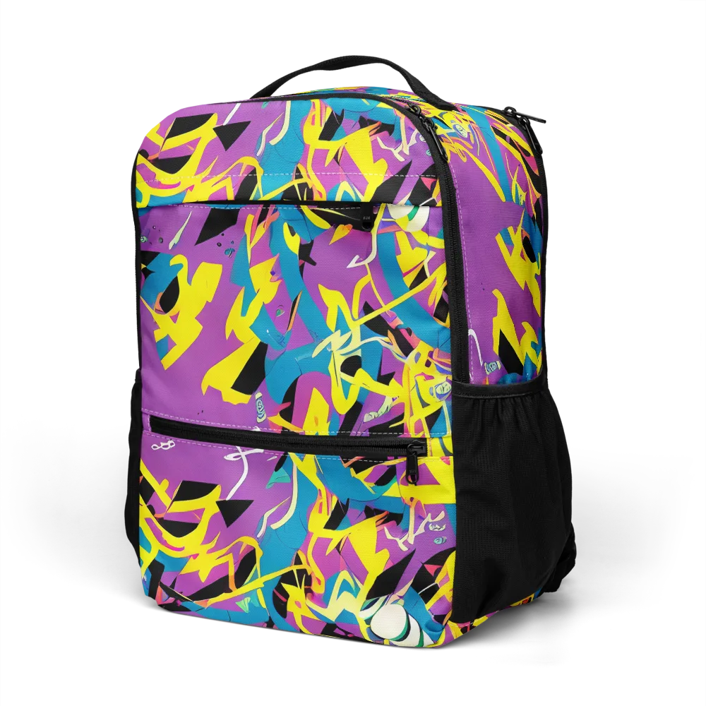 Galactic Sprawl on Utility Backpack — Left Front