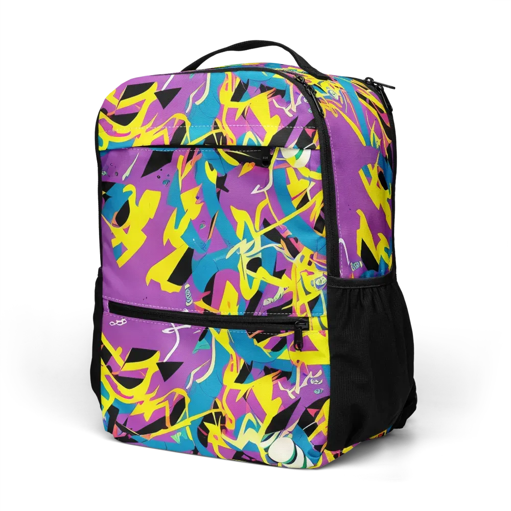 Galactic Sprawl on Utility Backpack — Left Front