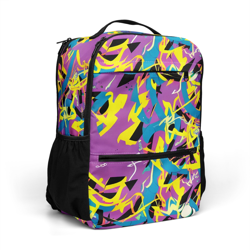 Galactic Sprawl on Utility Backpack — Right Front