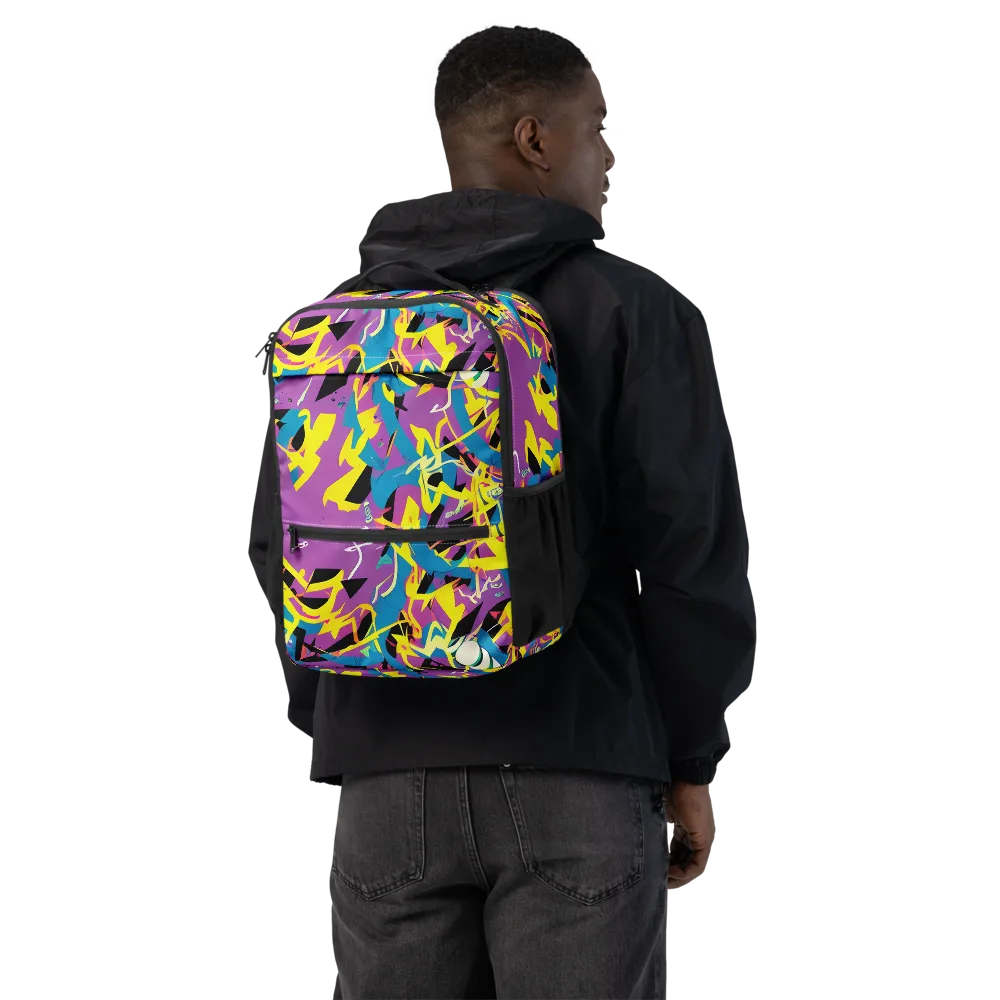 Galactic Sprawl on Utility Backpack — Back