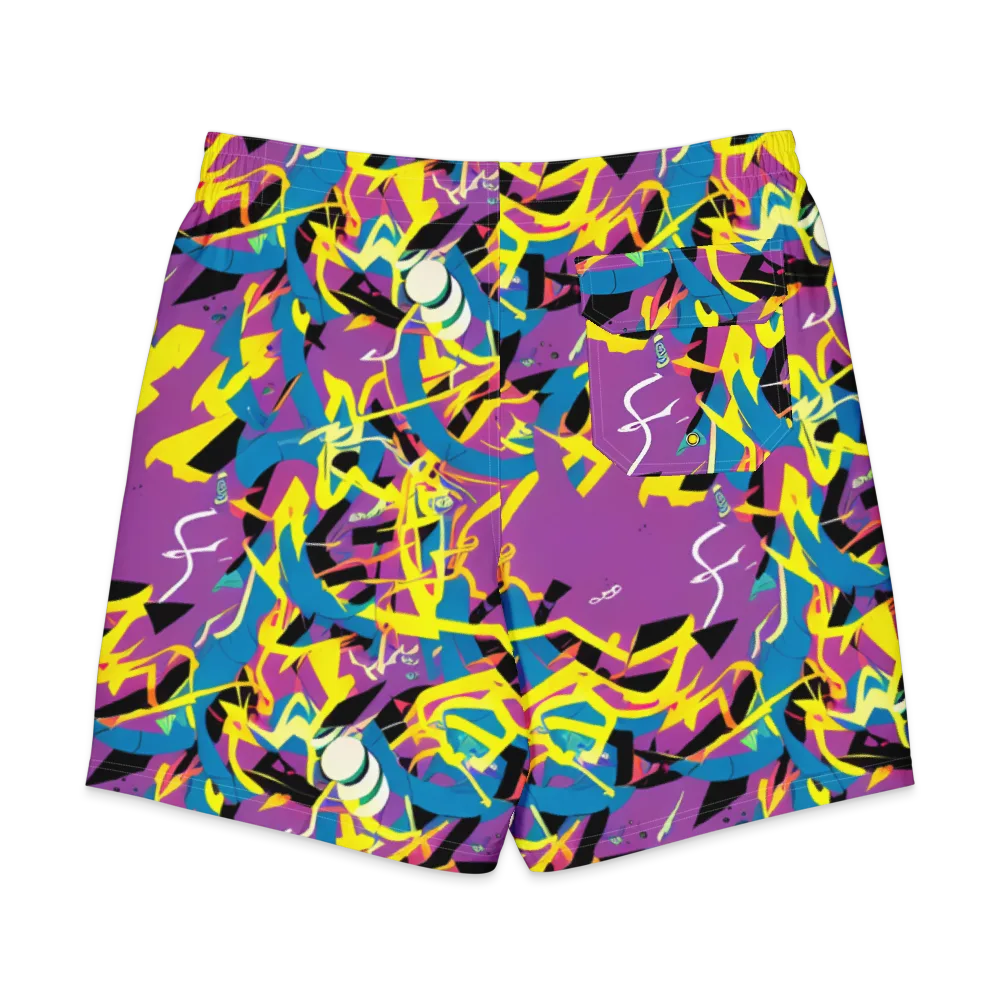 Galactic Sprawl on Men's Board Shorts — Back