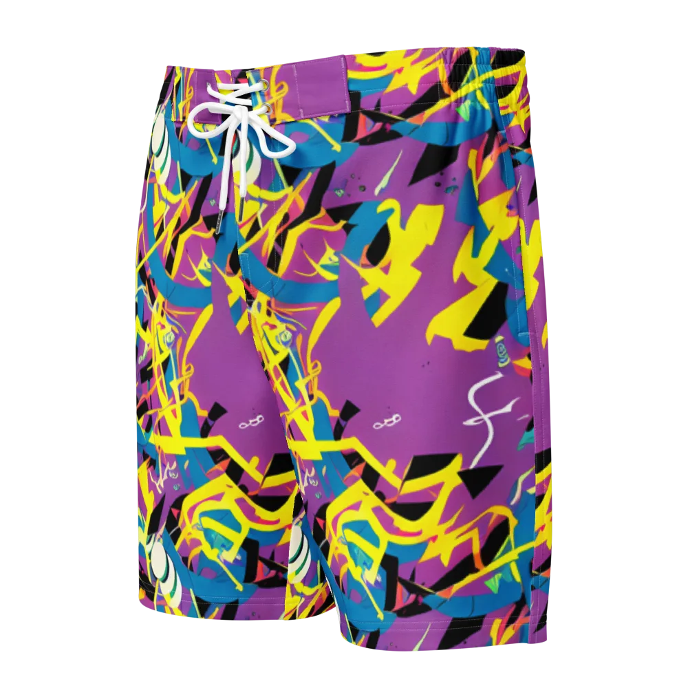 Galactic Sprawl on Men's Board Shorts — Front