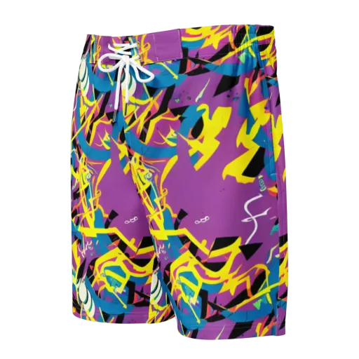 Galactic Sprawl on a Men's Board Shorts