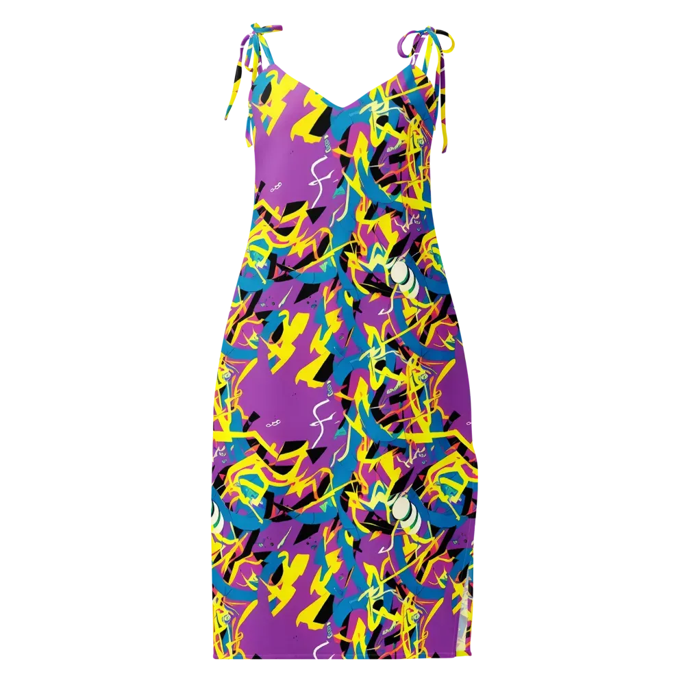 Galactic Sprawl on Slip Dress — Front
