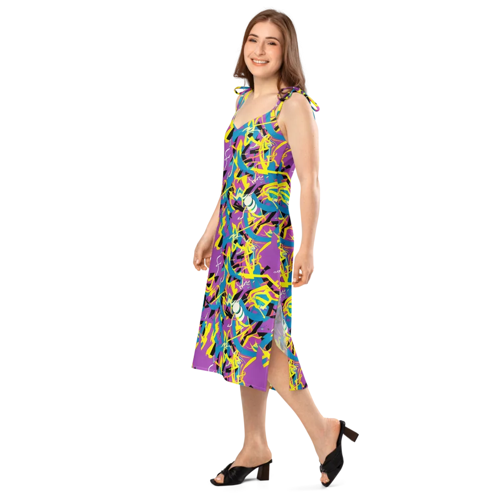 Galactic Sprawl on Slip Dress — Left Front
