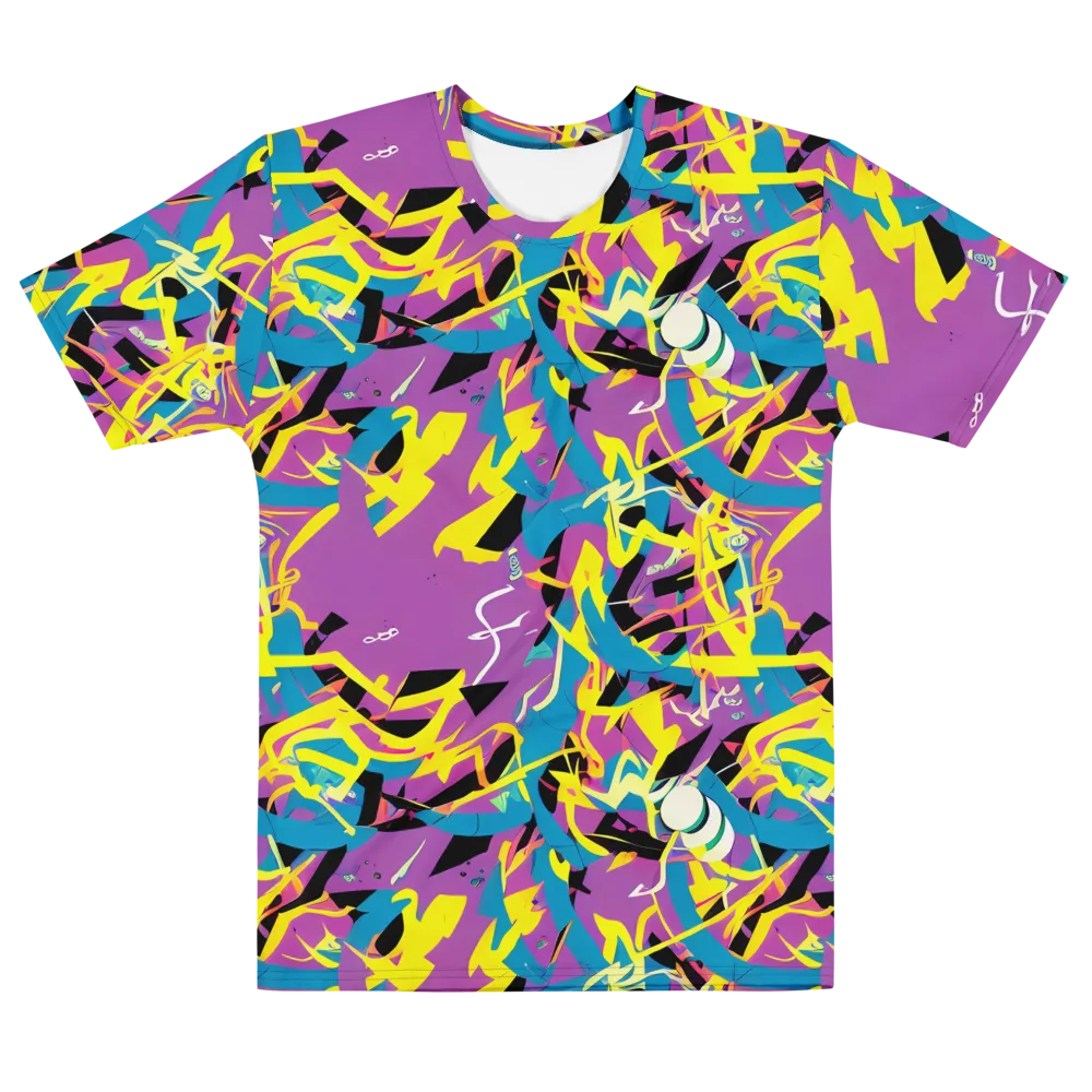 Galactic Sprawl on Men's Cotton Crew Neck T-Shirt — Front