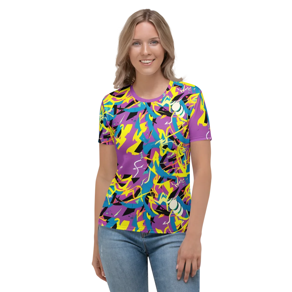 Galactic Sprawl on Women's Crew Neck T-Shirt — Front