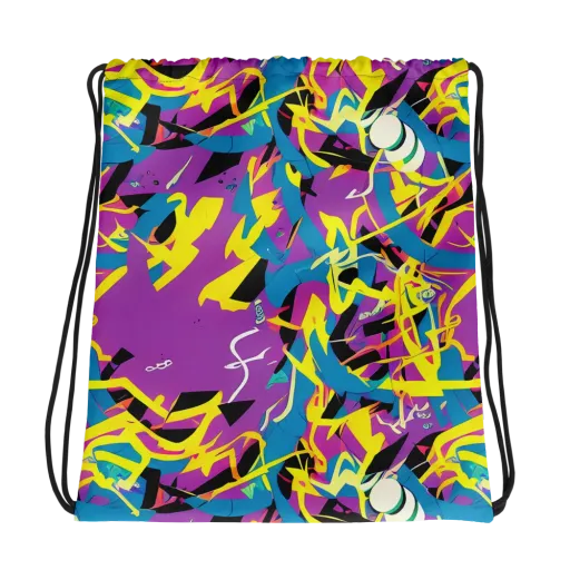 Galactic Sprawl on a Drawstring Bag