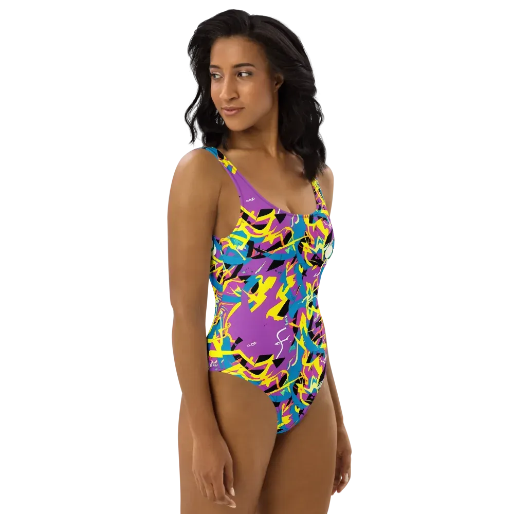 Galactic Sprawl on One-Piece Swimsuit — Right