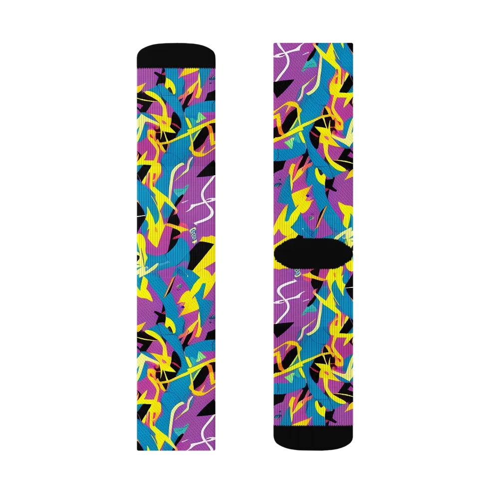 Galactic Sprawl on Socks — Left Sock